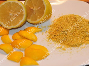Cam sấy khô giòn sử dụng làm bột vỏ cam dùng trong thẩm mỹ